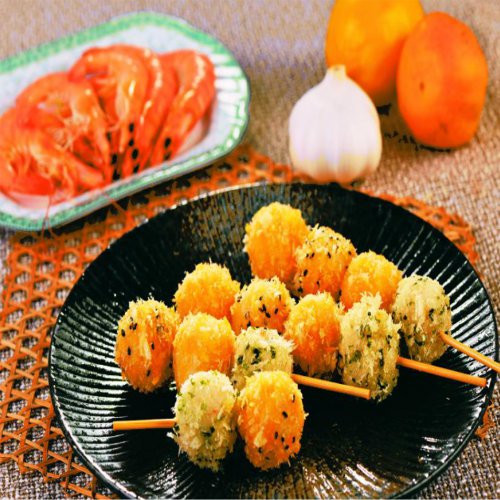 沾粉丸子串